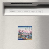 Abend Glow at Koganei Bridge, Ando Hiroshige Magnet (In Situ (Geschirrspüler))