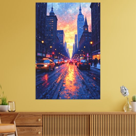 Abend Glow Leinwanddruck (Insitu (Wohnzimmer))