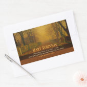 Abend Glühen Bleibe in Touch Atkinson Grimshaw Rechteckiger Aufkleber (Umschlag)