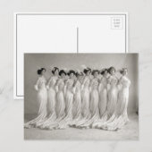 Abend Gowns, 1910 Postkarte (Vorne/Hinten)