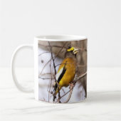 Abend Grosbeak Kaffeemaschine Tasse von BirdingCol (Links)