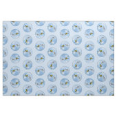 Abend Grosbeak Wintergemälde Original Vogelkunst Stoff (Fat Quarter (45,7 x 55,9 cm))