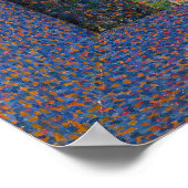 Abend Honfleur von Georges Seurat Poster (Ecke)