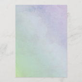 Abend Hydrangeas Wedding Foto Save the Date (Rückseite)