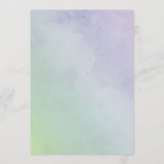 Abend Hydrangeas Wedding Foto Save the Date (Rückseite)