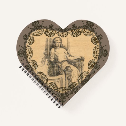 Abend im alten Haus Notizbuch (Vorderseite)