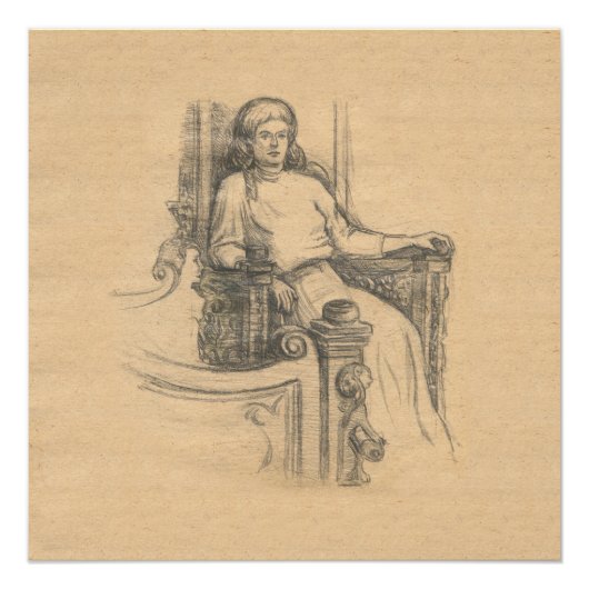 Abend im alten Haus Poster (Vorderseite)