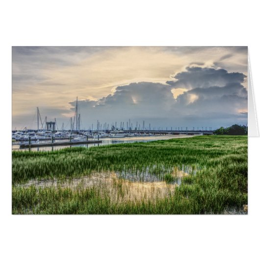Abend im Hafen von Charleston (Vorderseite (Horizontal))
