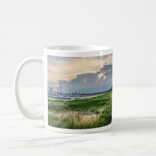Abend im Hafen von Charleston Kaffeetasse