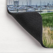 Abend im Hafen von Charleston Mousepad (Ecke)