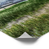 Abend im Hafen von Charleston Poster (Ecke)