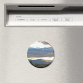 Abend im Herbst bewölkt Himmel Magnet (In Situ (Geschirrspüler))