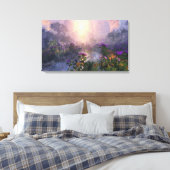 Abend im Himmel - von Jurgen Ziewe Leinwanddruck (Insitu (Schlafzimmer))