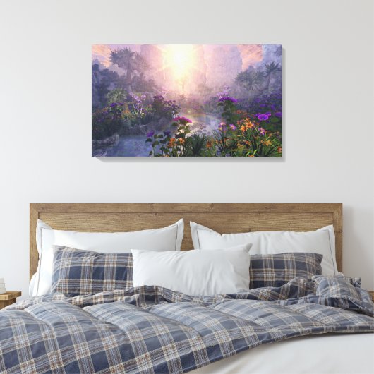 Abend im Himmel - von Jurgen Ziewe Leinwanddruck (Insitu (Schlafzimmer))