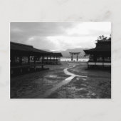 Abend im Itsukushima-Schrein Postkarte (Vorderseite)
