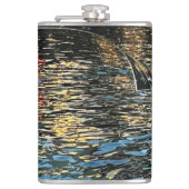 Abend im Meer Flachmann (Vorderseite)