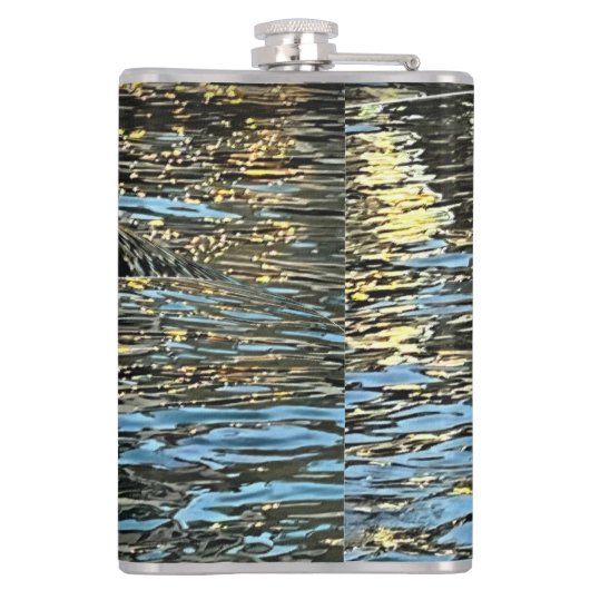 Abend im Meer Flachmann (Rückseite)