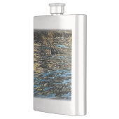 Abend im Meer Flachmann (Links)