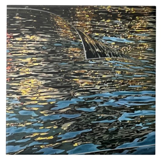 Abend im Meer Fliese (Vorderseite)