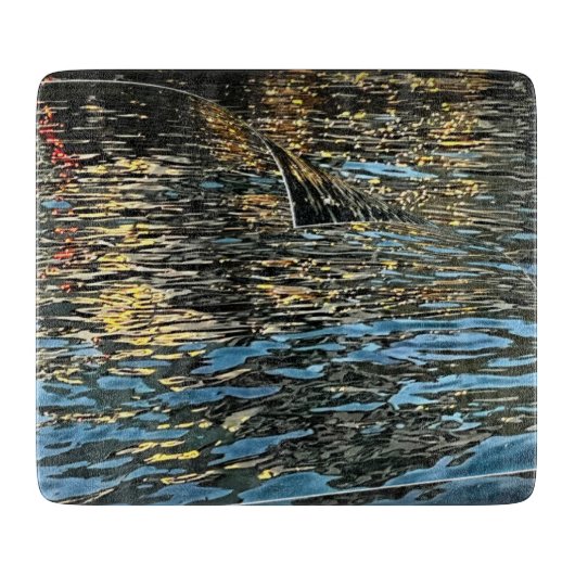 Abend im Meer Schneidebrett (Vorderseite)