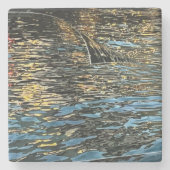 Abend im Meer Steinuntersetzer (Vorderseite)