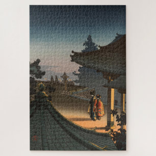 Abend im Tempel Midera von Tsuchiya Koitsu Puzzle