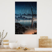 Abend im Ueno Park von Tsuchiya Koitsu Poster (Küche)