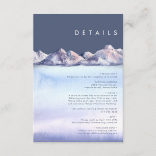 Abend im Winter - Eintrittskarte Begleitkarte