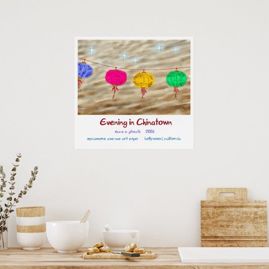 ABEND IN CHINATOWN POSTER (Küche)