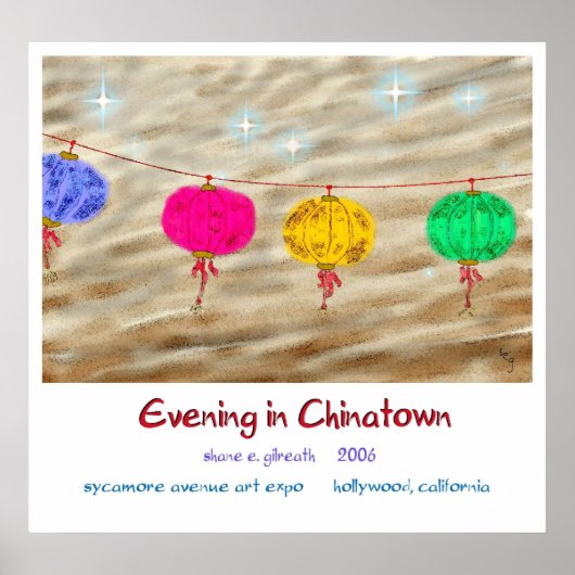 ABEND IN CHINATOWN POSTER (Vorne)
