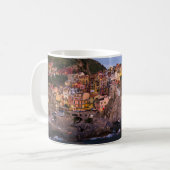 Abend in der Cinque Terre, Italien Kaffeetasse (Vorderseite Links)