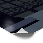 Abend in der Stadt Poster (Ecke)