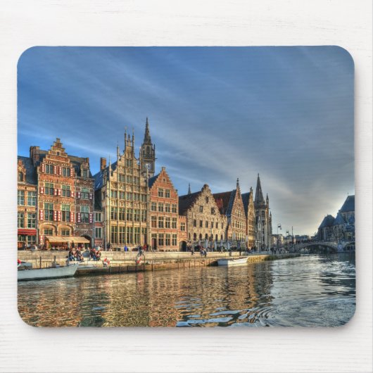 Abend in Gent Mousepad (Vorne)