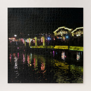 Abend in "Hoi An", der Stadt der Schneider Puzzle