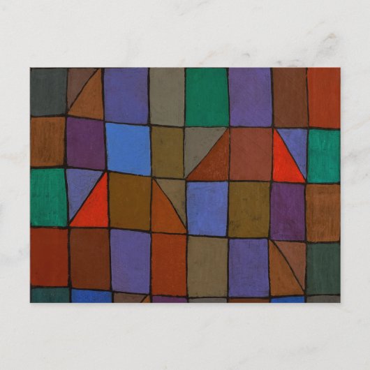 Abend in N, Architektur im Abend Postkarte (Vorderseite)