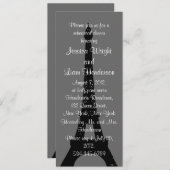 Abend in Paris Probe Abendessen Einladung (Vorne/Hinten)