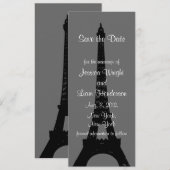 Abend in Paris - Termin vormerken Save The Date (Vorne/Hinten)