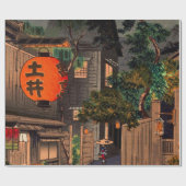 Abend in Ushigome von Tsuchiya Koitsu Geschenkpapier (Flach)
