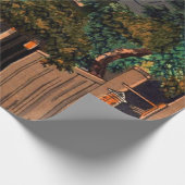 Abend in Ushigome von Tsuchiya Koitsu Geschenkpapier (Ecke)