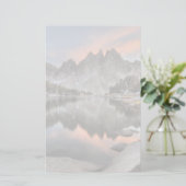 Abend Kearsarge Pinnacles-Reflexionen Briefpapier (Stehend Vorderseite)