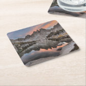 Abend Kearsarge Pinnacles-Reflexionen Rechteckiger Pappuntersetzer (angewinkelt)