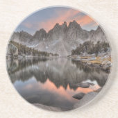 Abend Kearsarge Pinnacles-Reflexionen Sandstein Untersetzer (Vorne)