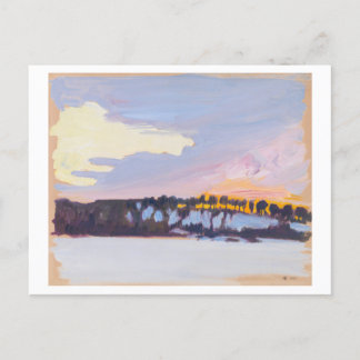 Abend Landscape, Akseli Gallen-Kallela, Kunstkunst Postkarte