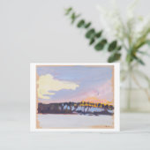 Abend Landscape, Akseli Gallen-Kallela, Kunstkunst Postkarte (Stehend Vorderseite)