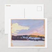 Abend Landscape, Akseli Gallen-Kallela, Kunstkunst Postkarte (Vorne/Hinten)