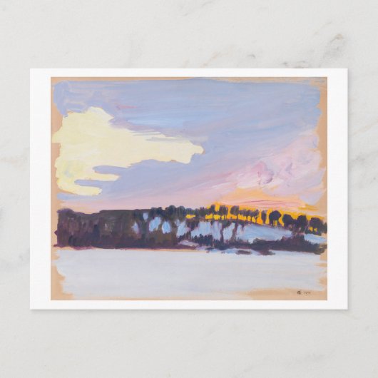 Abend Landscape, Akseli Gallen-Kallela, Kunstkunst Postkarte (Vorderseite)