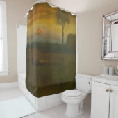 Abend Landscape by George Inness (1889) Duschvorhang (Beispiel)