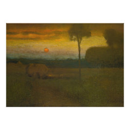 Abend Landscape by George Inness (1889) Fotodruck