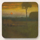 Abend Landscape by George Inness (1889) Getränkeuntersetzer (Vorderseite)