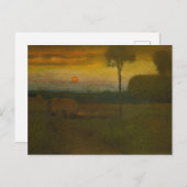 Abend Landscape by George Inness (1889) Postkarte (Vorne/Hinten)